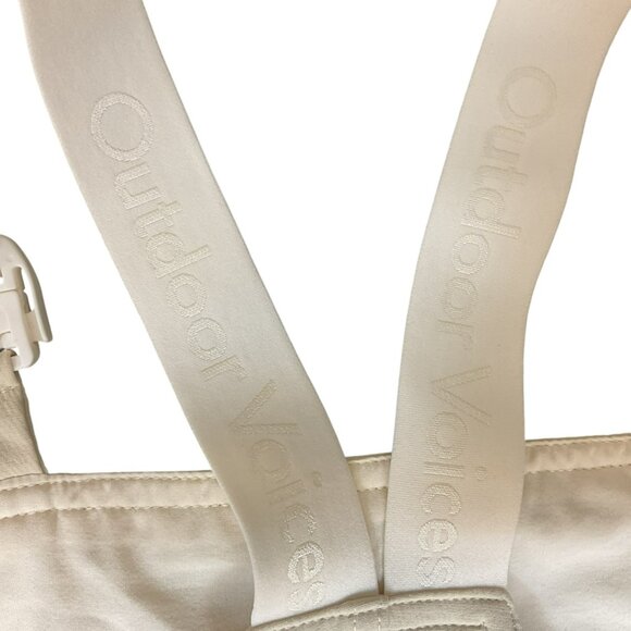 Outdoor Voices RecTrek Zip Off Overall In Linen Vanilla Sugar Size Medium Preppy - Picture 10 of 12